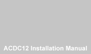 ACDC12 Installation Manual