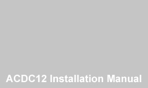 ACDC12 Installation Manual